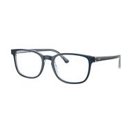 Ray - Ban Unisex RX5418 8324 Monturas ópticas Acetato Azul Transparente Pillow Normal