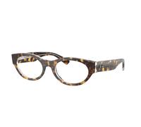 Ray - Ban Unisex RX5447 5082 Monturas ópticas Acetato Marrón Transparente Redonda Normal