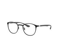 Ray - Ban Unisex RX6355 3199 Monturas ópticas Metal Negro Transparente Pantos Normal