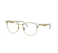Ray - Ban Unisex RX6396 5762 Monturas ópticas Metal Oro Transparente Pantos Normal
