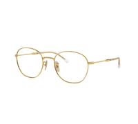Ray - Ban Unisex RX6509 2500 Monturas ópticas Metal Oro Transparente Pantos Normal