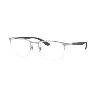 Ray - Ban Unisex RX6513 3198 Monturas ópticas Metal Plata Geométrico Normal