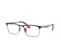 Ray - Ban Unisex RX6516M F086 Monturas ópticas Metal Azul Transparente Cuadrada Normal
