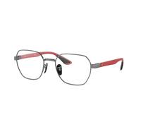 Ray - Ban Unisex RX6594M F096 Monturas ópticas Metal Gris Transparente Geométrico Normal