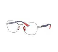 Ray - Ban Unisex RX6594M F097 Monturas ópticas Metal Plata Transparente Geométrico Normal