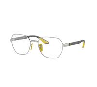 Ray - Ban Unisex RX6594M F098 Monturas ópticas Metal Plata Transparente Geométrico Normal
