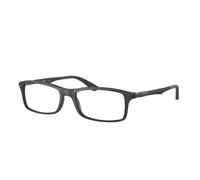 Ray - Ban Unisex RX7017 5196 Monturas ópticas Inyectado Negro Transparente Cuadrada Normal