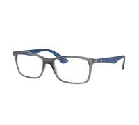 Ray - Ban Unisex RX7047 5769 Monturas ópticas Inyectado Gris Transparente Cuadrada Normal