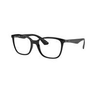 Ray - Ban Unisex RX7066 2000 Monturas ópticas Inyectado Negro Transparente Cuadrada Normal