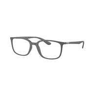 Ray - Ban Unisex RX7208 5521 Monturas ópticas Ojeada Gris Transparente Pillow Normal