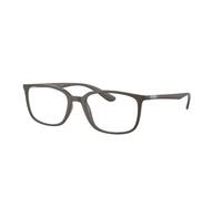 Ray - Ban Unisex RX7208 8063 Monturas ópticas Ojeada Marrón Transparente Pillow Normal
