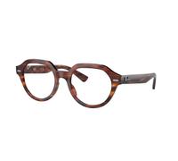 Ray - Ban Unisex RX7214 GINA 2144 Marcos de vista Acetato Marrón Transparente Cuadrada Normal