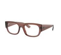 Ray - Ban Unisex RX7218 KRISTIN 8261 Monturas ópticas Acetato Marrón Transparente Cuadrada Normal