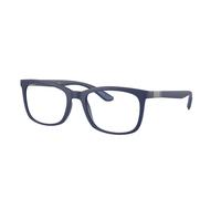 Ray - Ban Unisex RX7230 5207 Marcos de vista Ojeada Azul Transparente Pillow Normal