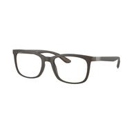 Ray - Ban Unisex RX7230 8063 Monturas ópticas Ojeada Marrón Transparente Pillow Normal