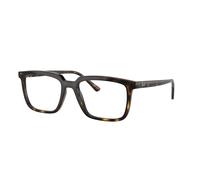 Ray - Ban Unisex RX7239 ALAIN 2012 Monturas ópticas Acetato Tortuga Transparente Cuadrada Normal