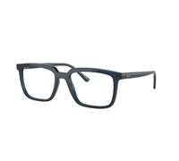 Ray - Ban Unisex RX7239 ALAIN 8256 Monturas ópticas Acetato Azul Transparente Cuadrada Normal