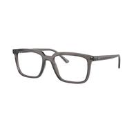 Ray - Ban Unisex RX7239 ALAIN 8257 Monturas ópticas Acetato Gris Transparente Cuadrada Normal