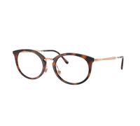 Ray - Ban Unisex RX7255 5687 Monturas ópticas Nylon Marrón Transparente Redonda Normal