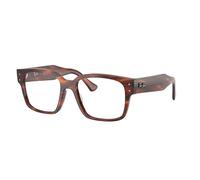Ray - Ban Unisex RX7256 LAURENE 8315 Monturas ópticas Acetato Marrón Transparente Cuadrada Normal