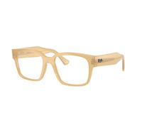Ray - Ban Unisex RX7256 LAURENE 8430 Monturas ópticas Acetato Marrón Transparente Cuadrada Normal