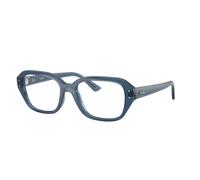 Ray - Ban Unisex RX7258 SHEA 8434 Monturas ópticas Inyectado Azul Transparente Cuadrada Normal
