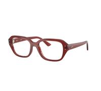 Ray - Ban Unisex RX7258 SHEA 8436 Monturas ópticas Inyectado Marrón Transparente Cuadrada Normal