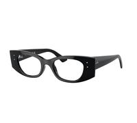 Ray - Ban Unisex RX7327 KAT 8260 Monturas ópticas Inyectado Negro Transparente Geométrico Normal