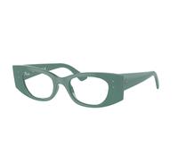 Ray - Ban Unisex RX7327 KAT 8345 Monturas ópticas Inyectado Verde Transparente Geométrico Normal