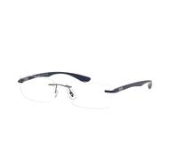 Ray - Ban Unisex RX8724 1217 Monturas ópticas Titanio Gris Transparente Cuadrada Normal