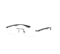 Ray - Ban Unisex RX8724 1218 Monturas ópticas Titanio Gris Transparente Cuadrada Normal
