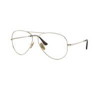 Ray - Ban Unisex RX8789 AVIATOR TITANIUM 1246 Monturas ópticas Titanio Oro Transparente Piloto Normal