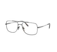 Ray - Ban Unisex RX8797 WILLIAM TITANIUM 1000 Monturas ópticas Titanio Gris Transparente Cuadrada Normal