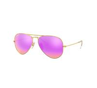 Ray-Ban RB3025 112 Aviator Large Metal 58 Montura dorada Cristal espejo Rosa