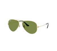 Ray-Ban Unisex Sunglass Aviator Large Metal - Color del Marco: Oro Arista, Color de la Lente: Verde
