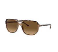 Ray-Ban Unisex Sunglass Bill One - Color del Marco: Havana sobre marrón transparente, Color de la Lente: Polarizadas Marron