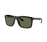 Ray-Ban Unisex Sunglass Boyfriend Two - Color del Marco: Negro, Color de la Lente: Polarizadas verde