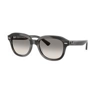 Ray-Ban Erik Gafas De Sol Gris A Rayas Montura Gris Lentes 53-20