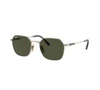 Ray-Ban Unisex Sunglass RB8094 Jim Titanium - Color del Marco: Oro Arista, Color de la Lente: Verde