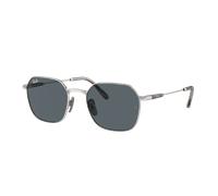 Ray-Ban Unisex Sunglass Jim Titanium - Color del Marco: Plateado, Color de la Lente: Azul