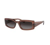 Ray-Ban Unisex Sunglass Kiliane Bio-Based - Color del Marco: Marrón Transparente, Color de la Lente: Polarized Gris