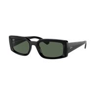Ray-Ban Unisex Sunglass Kiliane Bio-Based - Color del Marco: Negro, Color de la Lente: Verde Oscuro