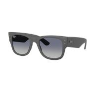 Ray-Ban Unisex Sunglass Mega Wayfarer Liteforce - Color del Marco: Gris arena, Color de la Lente: Gris Degradado Azul