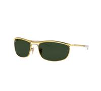 Ray-Ban Unisex Sunglass Olympian I Deluxe - Color del Marco: Oro Arista, Color de la Lente: G-15 verde