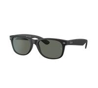 Ray - Ban Unisex RB2132 NEW WAYFARER 622/58 Gafas de sol Nylon Negro Verde Cuadrada Polarizado