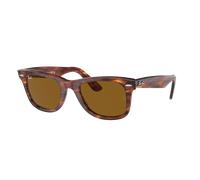 Ray-Ban Unisex Sunglass RB2140 Original Wayfarer Classic - Color del Marco: Habana a Rayas, Color de la Lente: B-15 Brown