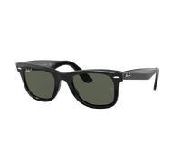 Ray-Ban Unisex Sunglass RB2140 Original Wayfarer Classic - Color del Marco: Negro, Color de la Lente: Verde