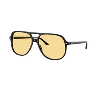Ray - Ban Unisex Ray - Ban RB2198 BILL 901/R6 Gafas de sol Acetato Negro Amarillo Cuadrada Normal