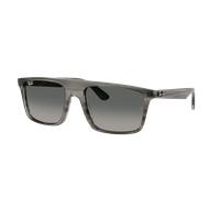 Ray-Ban Unisex Sunglass RB2222 - Color del Marco: Gris a Rayas, Color de la Lente: Gris Degradado