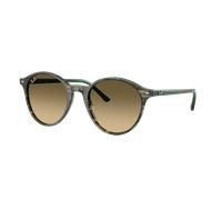 Ray-Ban Unisex Sunglass RB2230F Bernard - Color del Marco: Verde fantasía en tono transparente, Color de la Lente: Marrón